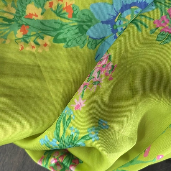 Julie Brown Green Floral V-Neck Sundress - Picture 10 of 12